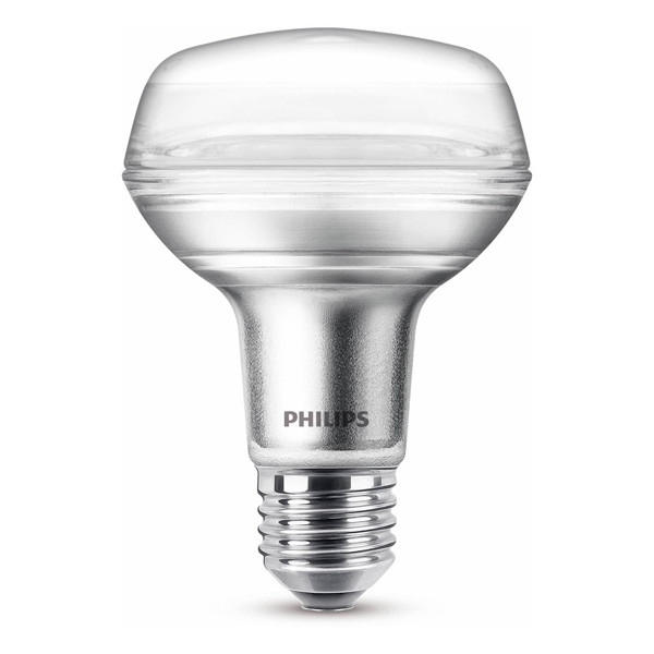 Signify Philips LED lamp E27 | Reflector R80 | 2700K | Dimbaar | 9W (100W)  LPH02597 - 1