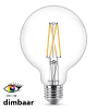 Philips LED lamp E27 | WarmGlow | Globe G95 | Filament | 2200-2700K | 5.9W (60W)