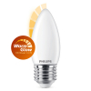 Philips LED lamp E27 | WarmGlow | Kaars B35 | Mat | 2200-2700K | 3.4W (40W)