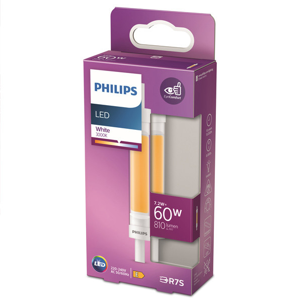 Signify Philips R7S LED lamp | Staaflamp | 118mm | 3000K | 7.2W (60W)  LPH02637 - 2