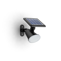 Philips myGarden Solar wandlamp | Jivix | 2700K | IP44 | Zwart
