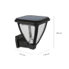 Signify Philips myGarden Solar wandlamp | Vapora | 2700K | IP44 | Zwart  LPH03541 - 3