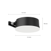 Signify Philips myGarden Solar wandlamp | Vynce | 2700K | Rond | IP44 | Zwart  LPH03537 - 3