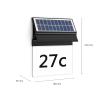 Signify Philips myGarden Solar wandlamp met huisnummer | Enkara | 2700K | IP44 | Zwart  LPH03529 - 3