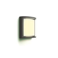 Signify Philips myGarden wandlamp | Samondra | 2700K | Ultra Efficient | IP44 | 3.8W | Antraciet  LPH03574