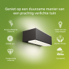 Signify Philips myGarden wandlamp | Stratosphere | 2700K | Ultra Efficient | IP44 | 3.8W | Antraciet  LPH03509 - 7