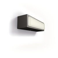 Philips myGarden wandlamp | Stratosphere | 2700K | Ultra Efficient | IP44 | 3.8W | Antraciet