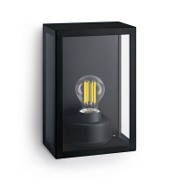 Signify Philips myGarden wandlamp E27 | Alzor | IP44 | Zwart  LPH03582