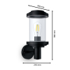 Signify Philips myGarden wandlamp E27 | Listra | IP44 | Zwart  LPH03579 - 3