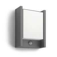Signify Philips myGarden wandlamp met sensor | Arbour | 2700K | Ultra Efficient | IP44 | 3.8W | Antraciet  LPH03521