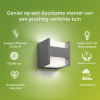 Signify Philips myGarden wandlamp met sensor | Up & Down | Arbour | 2700K | Ultra Efficient | IP44 | 3.8W | Antraciet  LPH03523 - 7