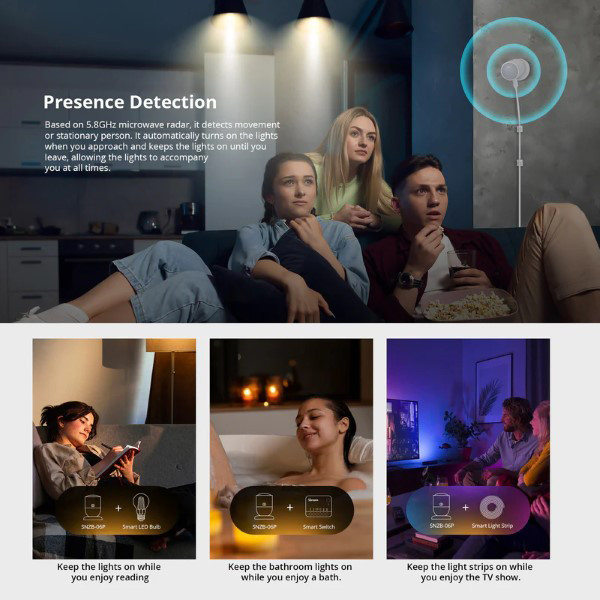Sonoff Aanwezigheidssensor | USB | Zigbee LSO00038 - 6