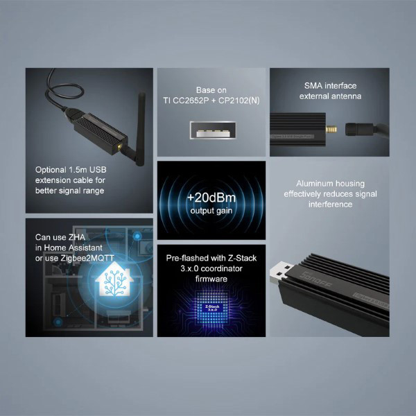 Sonoff Slimme USB Dongle | Zigbee + OpenHAB LSO00003 - 2