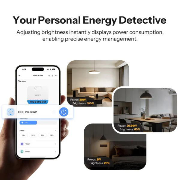 Sonoff Slimme dimmer | Zigbee LSO00023 - 4