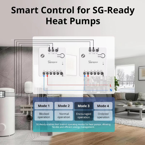 Sonoff Slimme schakelaar | Droogcontact | Zigbee LSO00015 - 6