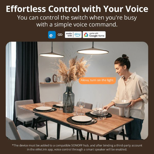 Sonoff Slimme wandschakelaar | 10A | Wit | Zigbee LSO00025 - 4