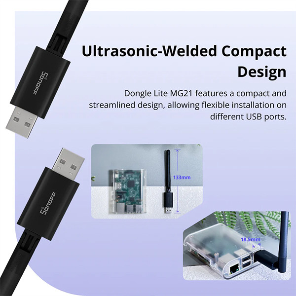 Sonoff Smart Home Hub | Dongle Lite MG21 | Zigbee/Thread USB-dongle LSO00042 - 4
