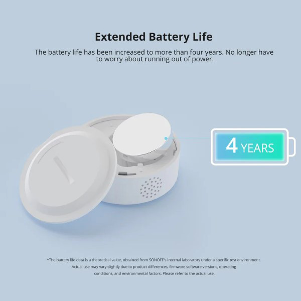 Sonoff Temperatuur- en vochtigheidssensor | Batterij | Zigbee LSO00033 - 6