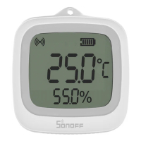 Sonoff Temperatuur- en vochtigheidssensor | IP65 | LCD | Batterij | Zigbee LSO00035