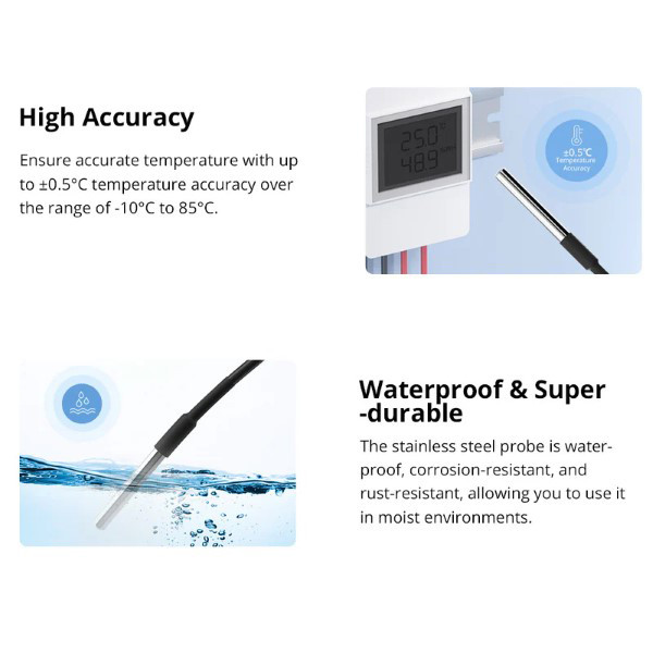 Sonoff Waterdichte temperatuursensor | 1,5m LSO00008 - 3