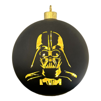 Verlichte Kerstbal Star Wars Big Ø 15 cm | Zwart | Lucasfilm - Disney LDI00070