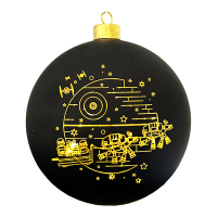 Verlichte Kerstbal Star Wars Big Ø 15 cm | Zwart | Lucasfilm - Disney LDI00072