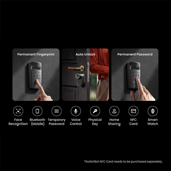 SwitchBot Lock Ultra | Zwart LSW00010 - 9