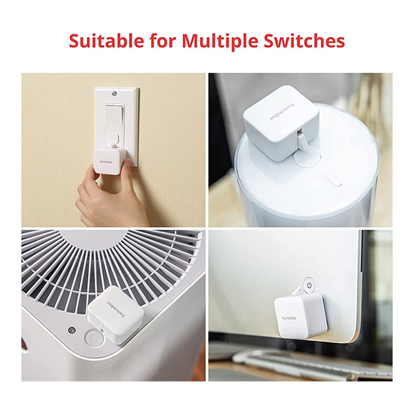 SwitchBot Slimme schakelaar | Universeel | Zwart | Bluetooth LSW00014 - 4