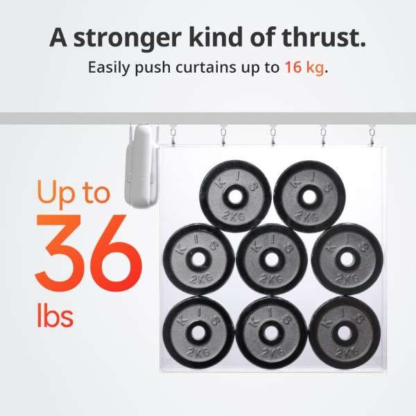 Switchbot Curtain 3 slimme gordijnmotor | Geschikt voor U-rails | Wit LSW00002 - 5