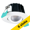 Aanbieding: 6x: Sylvania led inbouwspot | Obico | 2700-4000K | Ø 81 mm | IP65 | Dimbaar | 5.4W | Wit LSY00196 - 1