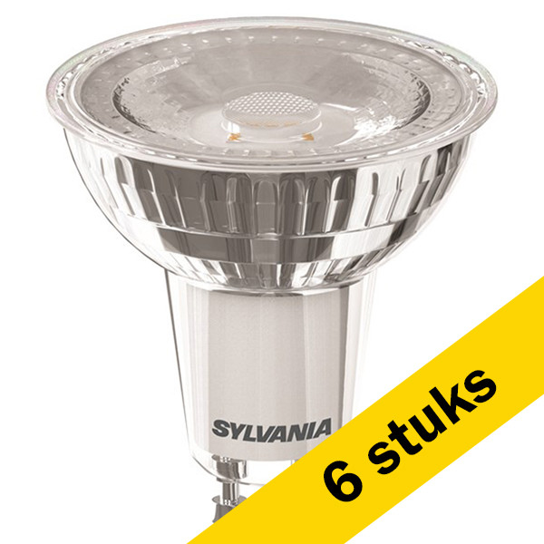 Sylvania Aanbieding: 6x Sylvania GU10 LED spot | 2700K | Dimbaar | 4.5W (50W)  LSY00218 - 1