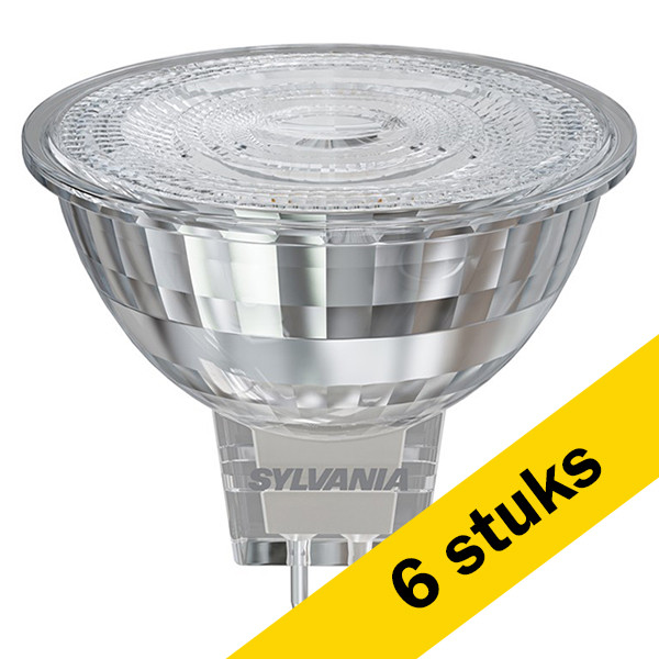 Sylvania Aanbieding: 6x Sylvania GU5.3 LED spot | MR16 | 4000K | 6W (50W)  LSY00254 - 1