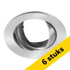 Aanbieding: 6x Sylvania Inset Trend 75 GU10 armatuur | Ø 83 mm | IP23 | Nikkel LSY00737 - 1