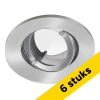 Aanbieding: 6x Sylvania Inset Trend 75 GU10 armatuur | Ø 95 mm | IP44 | Aluminium LSY00751 - 1
