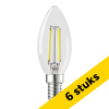 Aanbieding: 6x Sylvania LED lamp E14 | Kaars B35 |  Ultra Efficient | Helder | 4000K | 2.3W (40W) LSY00533 - 1