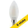 Aanbieding: 6x Sylvania LED lamp E14 | Kaars C35 | Mat | 2700K | 6W (60W) LSY00415 - 1