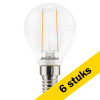 Aanbieding: 6x Sylvania LED lamp E14 | Kogel G45 | Filament | 2700K | 2.5W (25W) LSY00425 - 1
