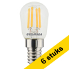 Aanbieding: 6x Sylvania LED lamp E14 | Kogel T26 | Filament | Helder | 2700K | 2.5W (25W) LSY00475 - 1