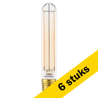 Sylvania Aanbieding: 6x Sylvania LED lamp E27 | Buis T32 | Vintage | Goud | 2000K | Dimbaar | 7W (45W)  LSY00489