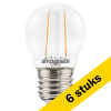 Aanbieding: 6x Sylvania LED lamp E27 | Kogel G45 | Filament | 2700K | 2.5W (25W) LSY00427 - 1