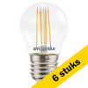 Aanbieding: 6x Sylvania LED lamp E27 | Kogel G45 | Filament | 2700K | Dimbaar | 4.5W (40W) LSY00447 - 1