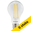 Aanbieding: 6x Sylvania LED lamp E27 | Peer A60 | Filament | Helder | 2700K | Dimbaar | 11.2W (100W) LSY00393 - 1
