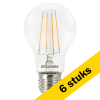 Aanbieding: 6x Sylvania LED lamp E27 | Peer A60 | Filament | Helder | 2700K | Dimbaar | 7W (60W) LSY00383 - 1