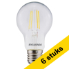 Aanbieding: 6x Sylvania LED lamp E27 | Peer A60 | Filament | Helder | 4000K | 4.5W (40W) LSY00361 - 1