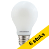 Aanbieding: 6x Sylvania LED lamp E27 | Peer A60 | Mat |  2700K | Dimbaar | 9W (75W) LSY00387 - 1