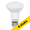 Aanbieding: 6x Sylvania LED lamp E27 | Reflector R63 | Mat | 3000K | 7W (50W) LSY00565 - 1