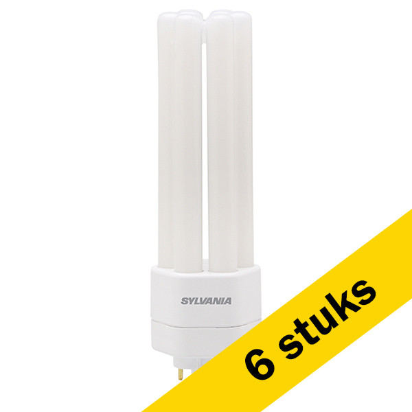 Sylvania Aanbieding: 6x Sylvania LED lamp GX24q-4 | 4000K | 2250 lumen | 20W (42W)  LSY00355 - 1