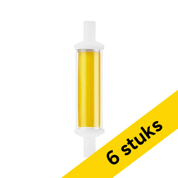 Sylvania Aanbieding: 6x Sylvania R7S LED lamp | Staaflamp | 78mm | 2700K | Dimbaar | 5.6W (50W)  LSY00597 - 1