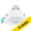 Aanbieding: 6x Sylvania led Inbouwspot | YourHome | 2700-4000K | Ø 87 mm | IP65 | Dimbaar | 5.5W | Wit LSY00188 - 1