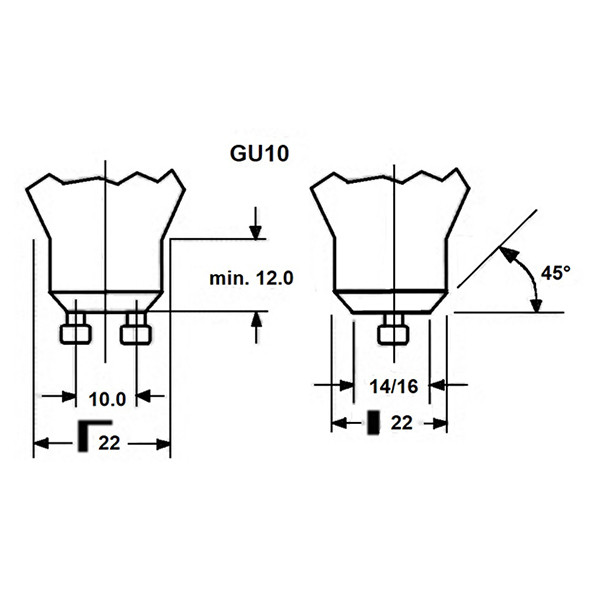 Sylvania GU10 LED spot | 4000K | Dimbaar | 2.2W (50W) LSY00323 - 3